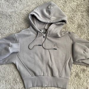 Oner Active Classic Lounge Crop Zip Through Hoodie Size S